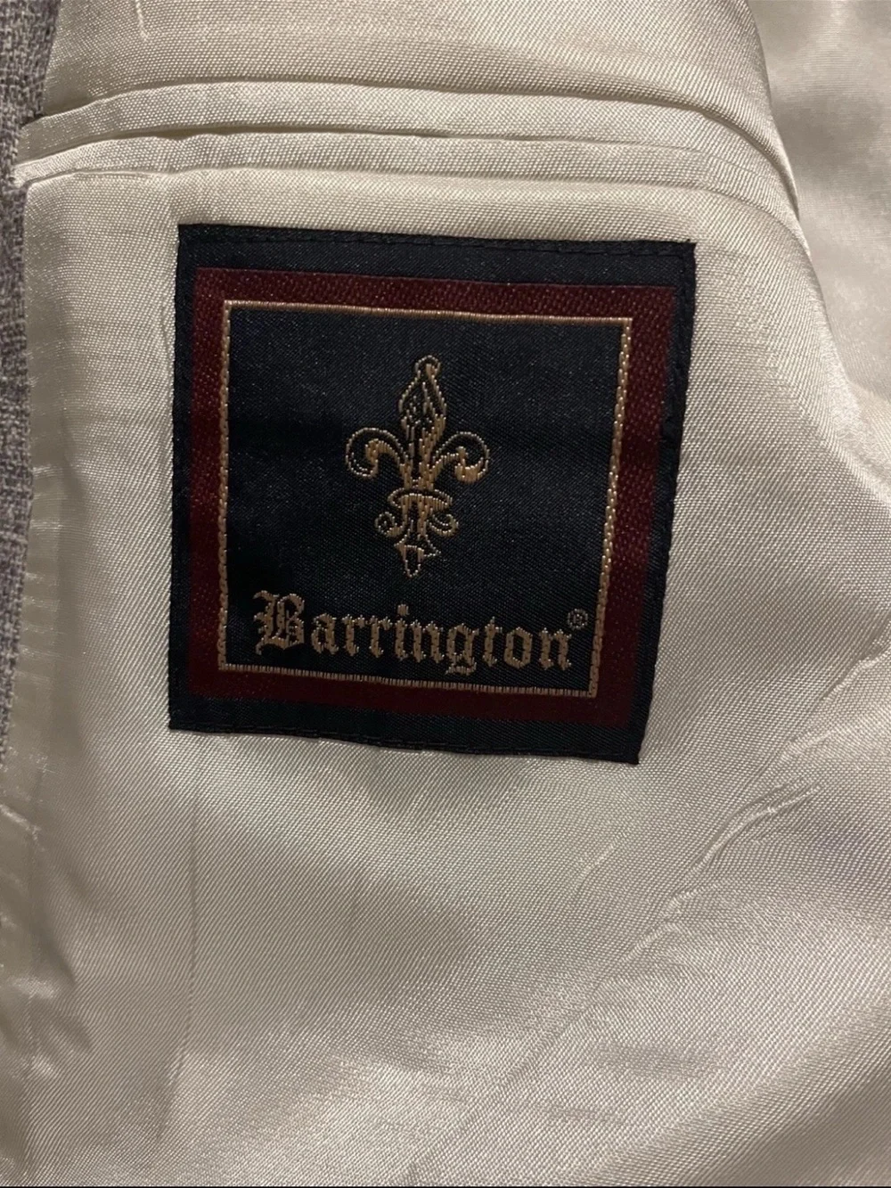 Men's Silk Barrington Gray Sports Coat Blazer
